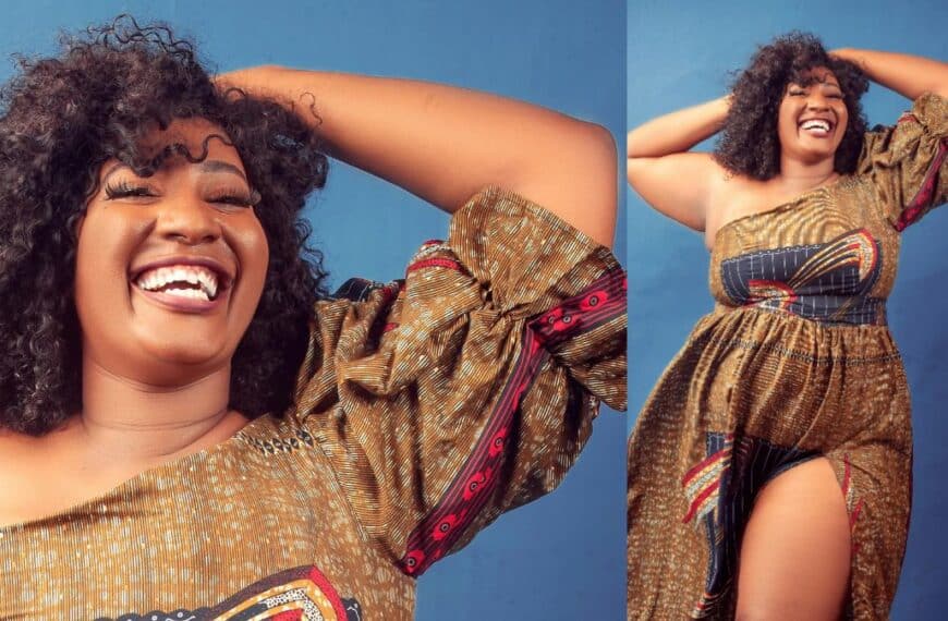 Woman feels confident smiling