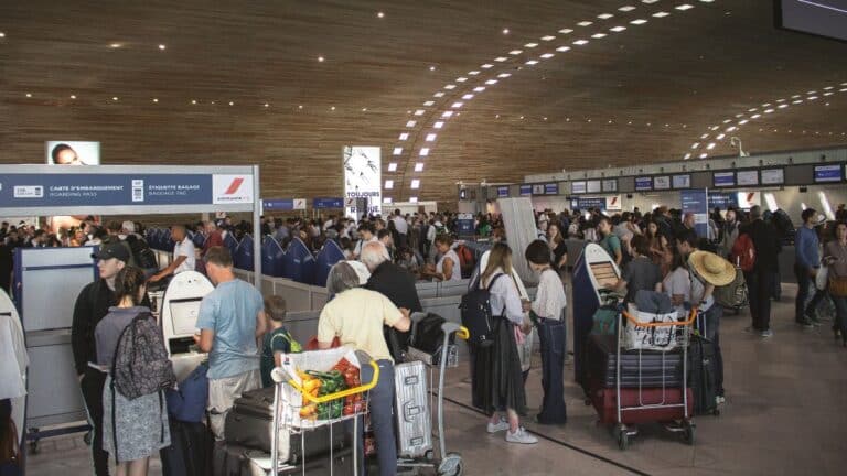 Photo of people at airport