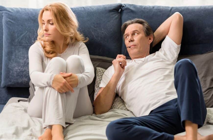 Couple seems awkward